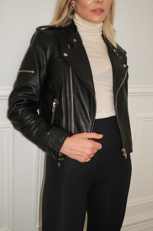 Leather Moto Jacket