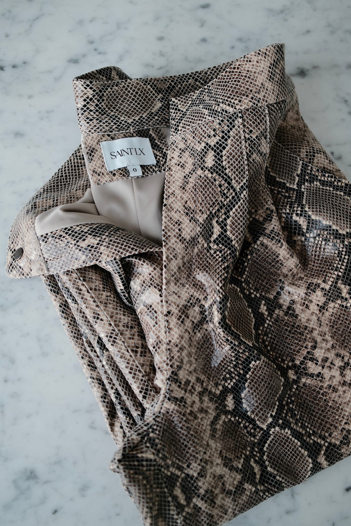 Python Leather Pant