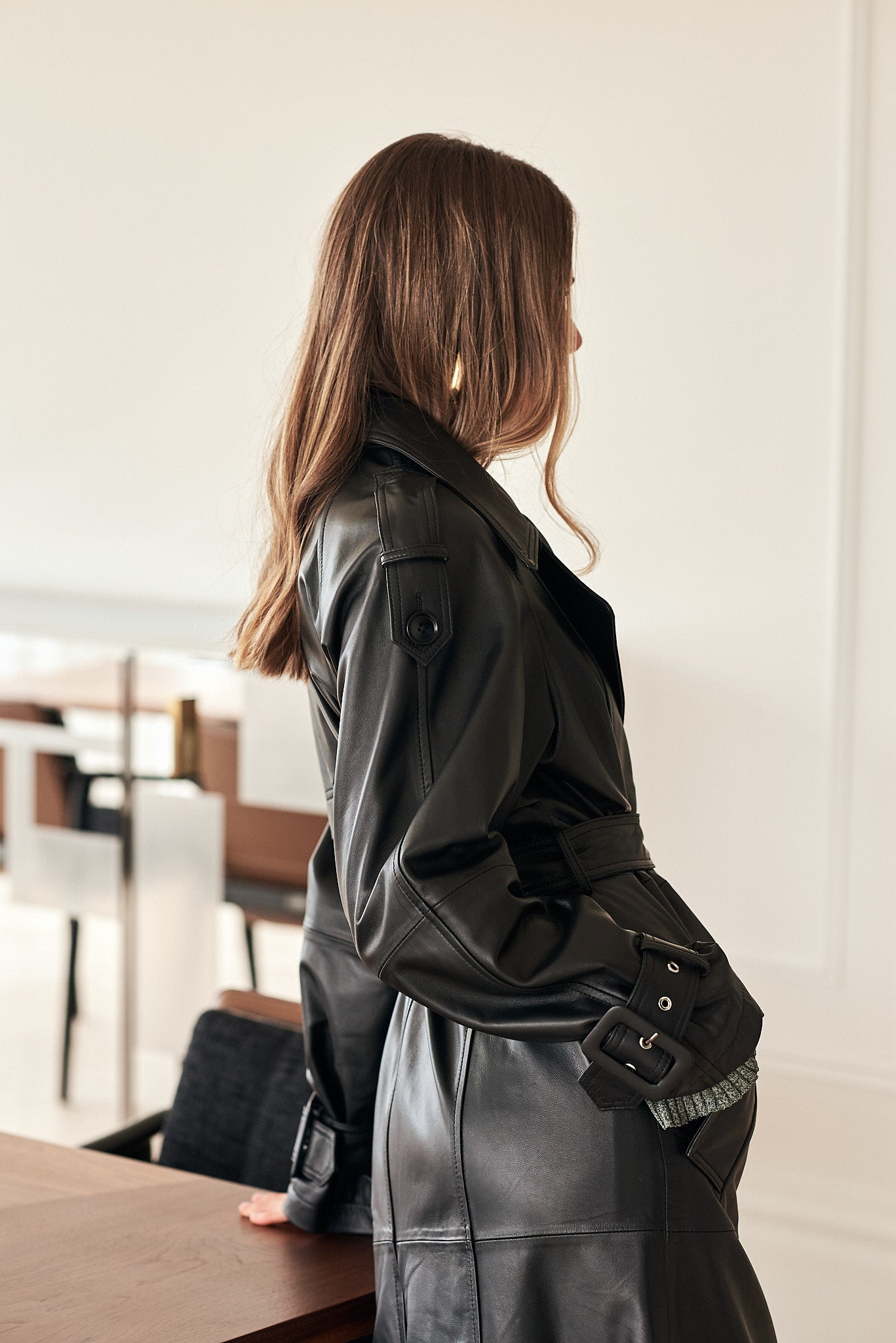 Leather Trench